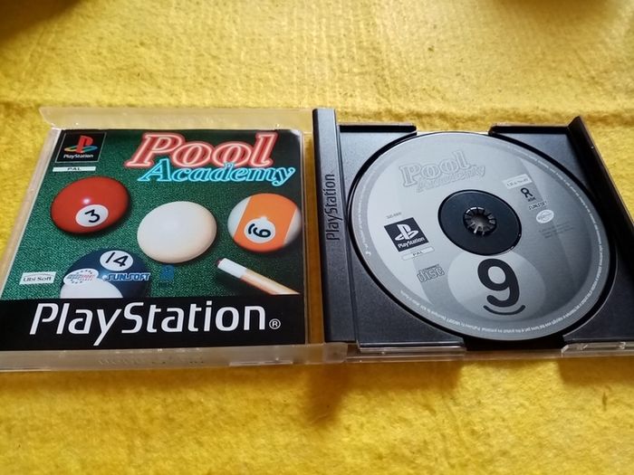 Pool Academy PlayStation1 Ps1 PlayStation 2 ps2 games Original