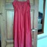 Red sleeveless evening dress Size 10 Image 3