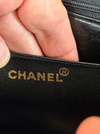 chanel rare vintage caviar Single Flap 24k Gold Plated