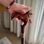 Unique Handmade Walking Stick, Collie Handle, Never Used Image 10