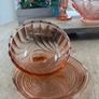 Antique/vintage assorted pink glass Image 3