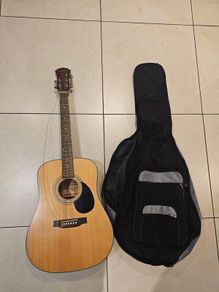 Freshman FA200D acoustic guitar + gig bag (needs tuner and strings)