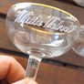 5 x 50s,60s white velvet glasses,vintage collectors item,,sold as seen .hard to come by. Image 2
