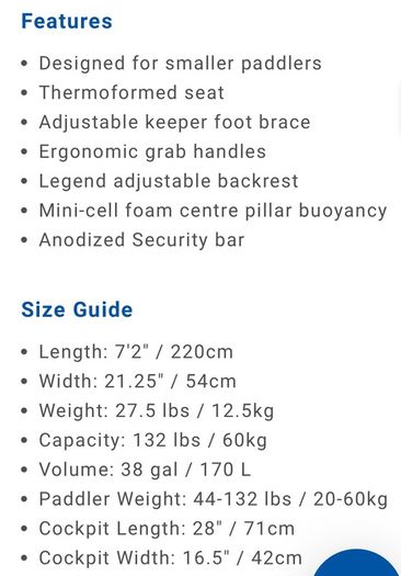 Kayak for Juniors