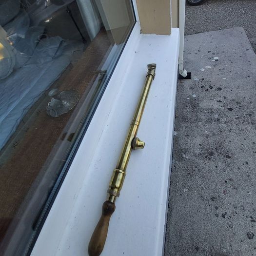 Old brass rose bush sprayer