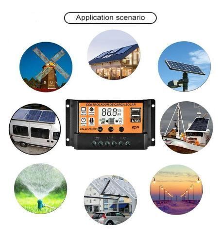 40A Solar Charge Controller 12V/24V MPPT/PWM