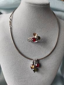Zinzi sterling silver matching set