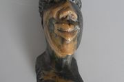 Carved Stone Bust