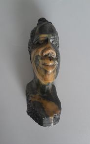 Carved Stone Bust