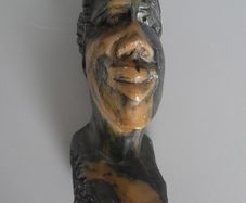 Carved Stone Bust