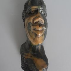 Carved Stone Bust