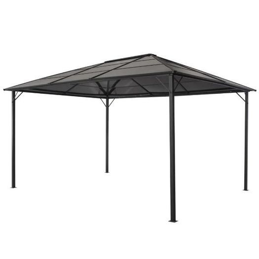 Gazebo 4x3m Aluminium Hard Roof
