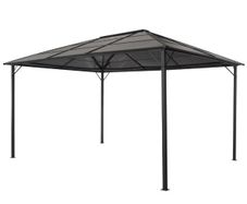 Gazebo 4x3m Aluminium Hard Roof