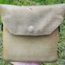 Original WW2 British Army Royal Artillery Battery Staff Webbing Satchel 1940 Image 2