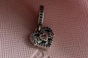 Pandora Heart &amp; Mum Dangle Charm-good condition