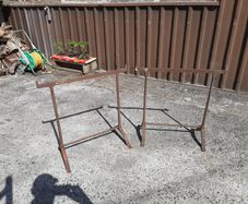 Antique Hand Forged Trestles