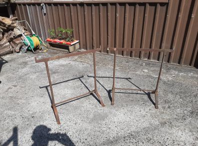 Antique Hand Forged Trestles