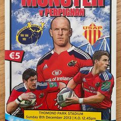2013 Munster v Perpignan - Heineken Cup Programme