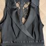 Karen Millen Signature Black Tuxedo Wrap Pencil Dress (UK 12) Image 7