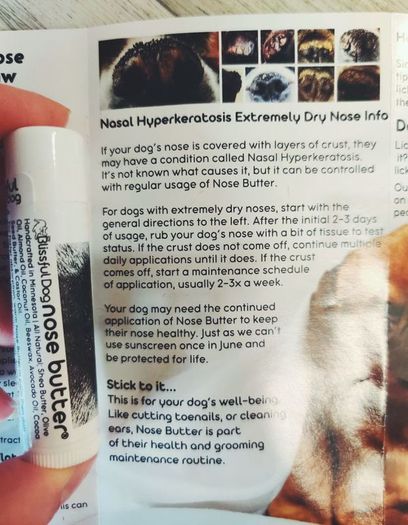 Dog nose balm