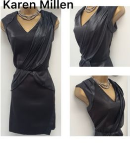PRICE DROP Karen Millen short draped shift dress - size 10