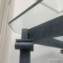 Glass and iron end tables Image 2