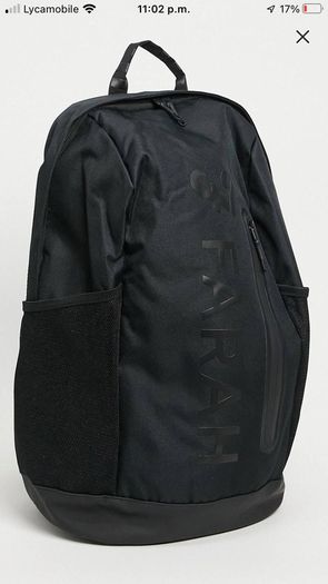 Farah large black backpack