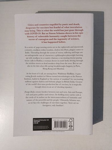 Foreign Bodies - Pandemics, Vaccines and the Health of Nations by Simon Schama