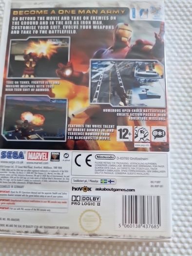 Iron Man Ironman Nintendo Wii Games Original