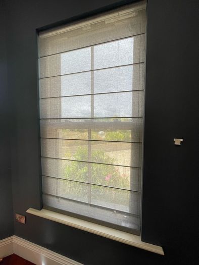 Voile Roman Blind Made to Measure