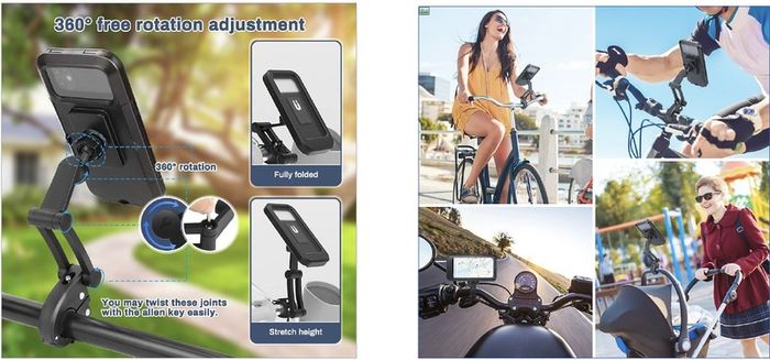 Bike phone holder 360 Rotation Bike-Motorbike