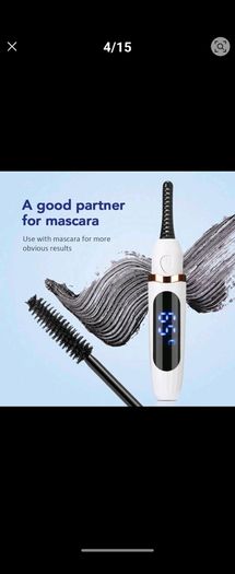 Electric Eyelash Curler Portable Eyelash Curling Device Rechargeable Digital Eyelash Beauty Equipment Natural And Long-Lasting Styling