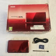 Boxed Nintendo 3DS metalic red