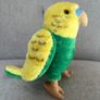 Soft Toy budgie bird new Image 3