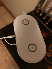 Dual wireless phone/smart watch charger collection/postage