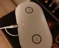 Dual wireless phone/smart watch charger collection/postage