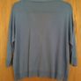 ZARA Fine Knit Cropped Cardigan L Blue Image 7