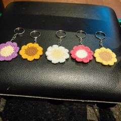 Crochet Flower Key Rings 5 Euro Each