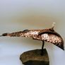 Handcrafted hammered copper sculpture Image 2