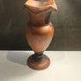 Vintage 10" Burr Walnut Vase Image 3