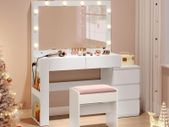 Dressing table LED Bulbs Hollywood mirror XXL
