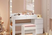 Dressing table LED Bulbs Hollywood mirror XXL