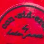 Set of 2  Red enamel candlestick holder and drip tray featuring a Considered by Helen James 12.00 euro each. Image 5