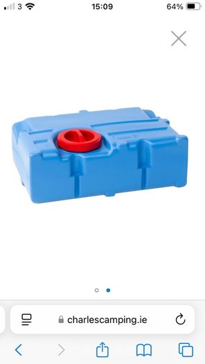 Campervan fiamma 70l water tank