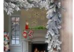 9 ft Snowy Dorchester Luxury Garland