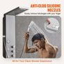 Shower Panel System, 4 Shower Modes Shower Panel Tower, Rainfall, Waterfall, 5 Full Body Massage Jets and 3-Setting Handheld Shower Head with 59" Hose Image 3