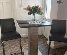 breakfast bar and chairs