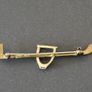 Horseracing horse riding equestrian metal tie pin in very good condition see photos FREE STANDARD POSTAGE INCLUDED Image 2