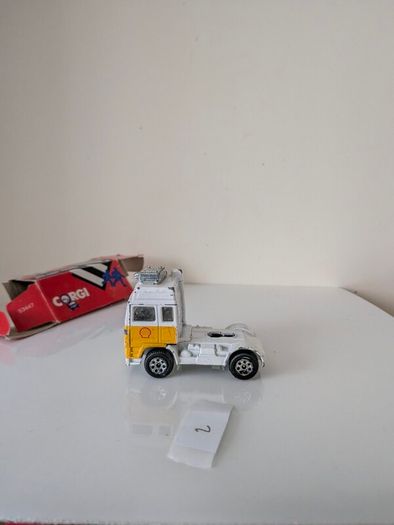 4 vintage Corgi Juniors die-cast models, made in Great Britain. These are classic 1:64 scale models