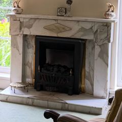 Marble fireplace surround for sale